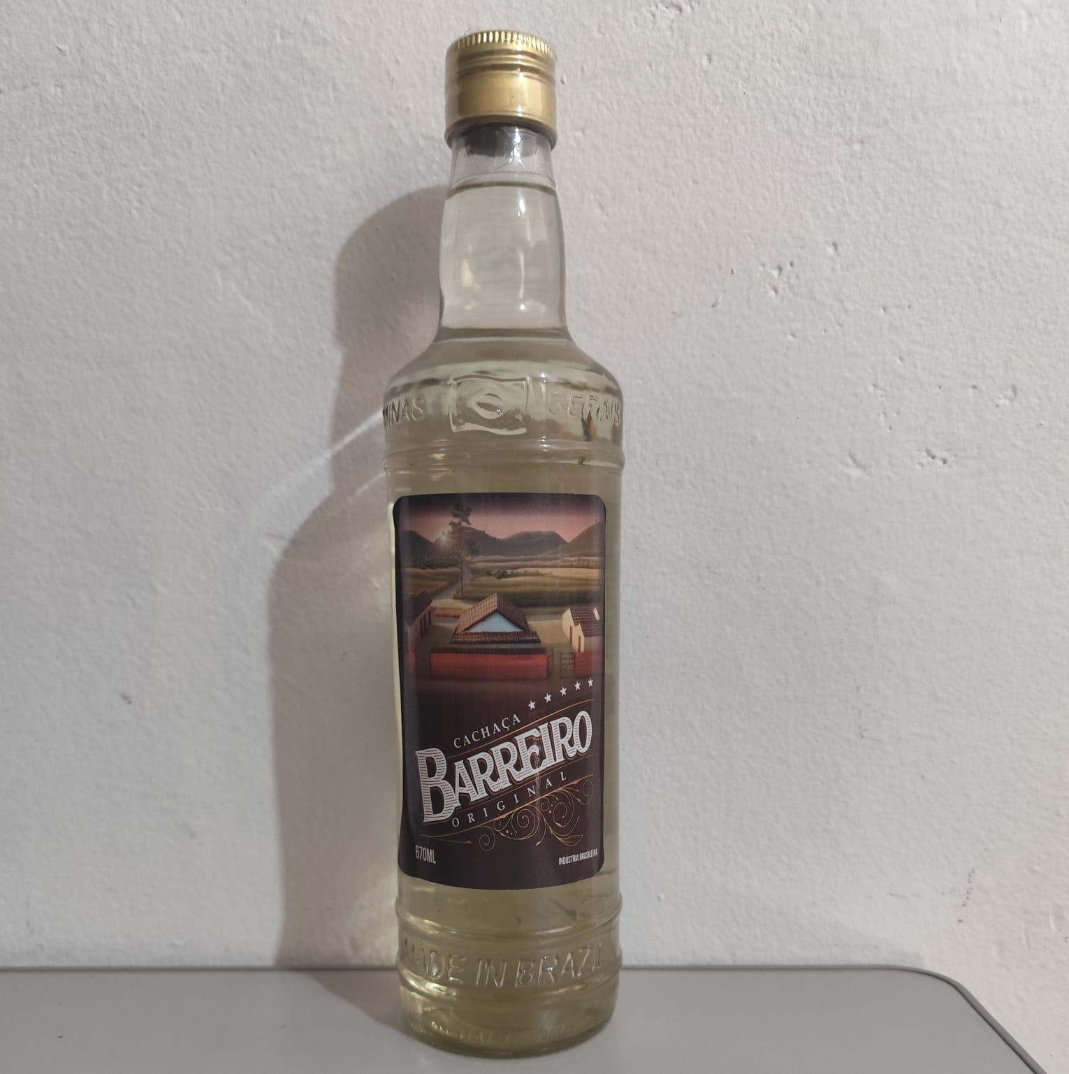 Garrafa da Cachaça Barreiro