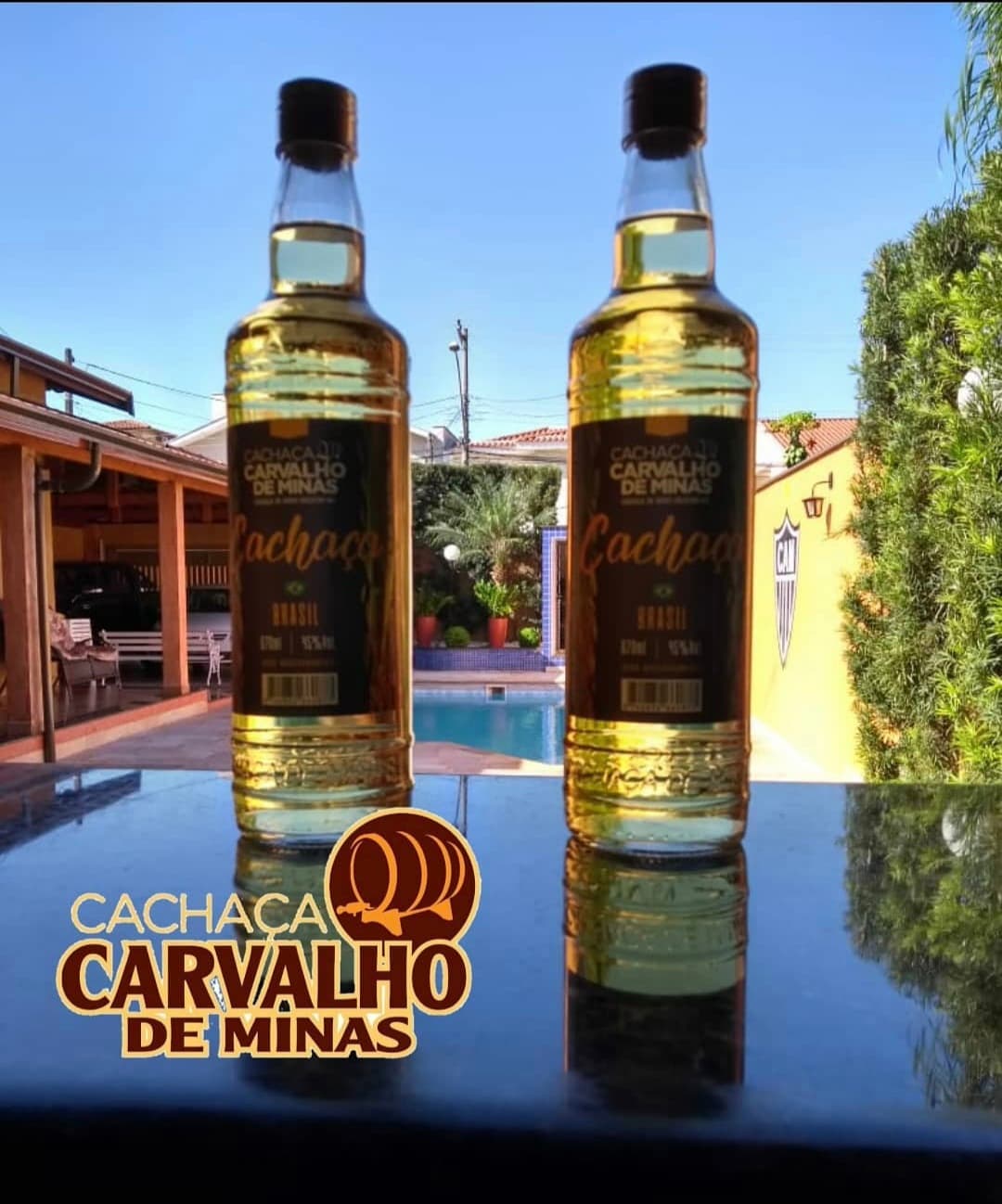 Garrafa da Cachaça Carvalho de Minas