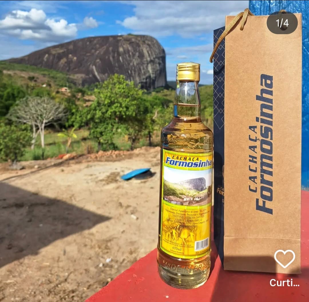Garrafa da Cachaça Formosinha