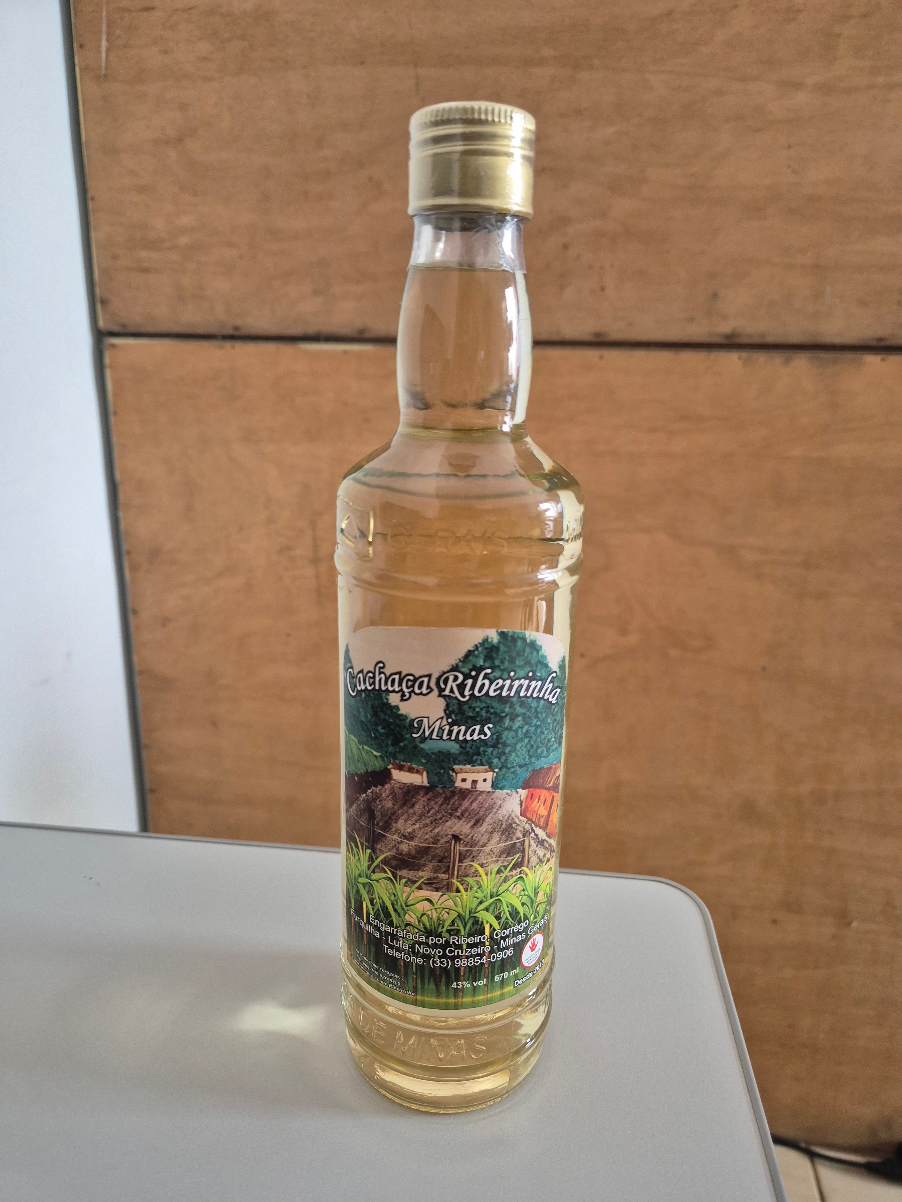 Garrafa da Cachaça Ribeirinha